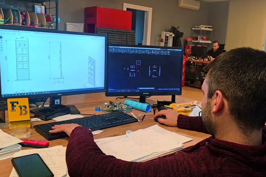 Technical CAD design workstation